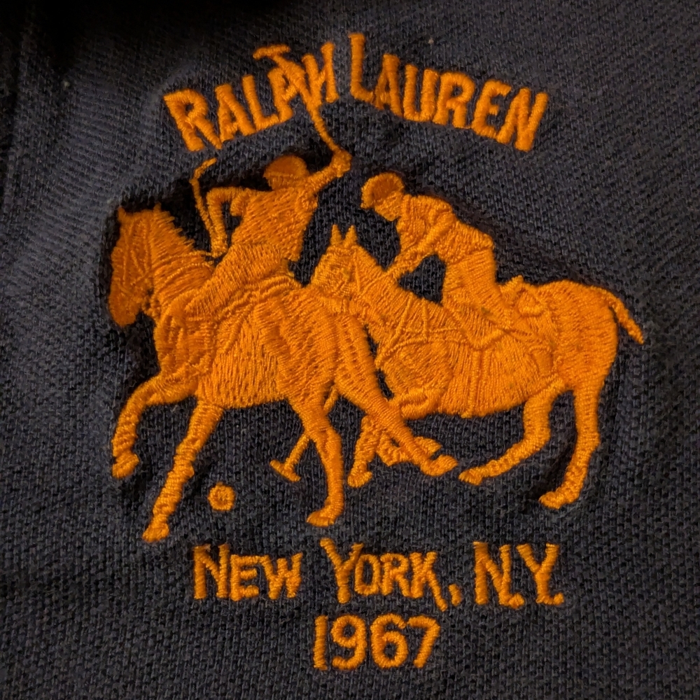 Ralph Lauren Women's Navy Polo Shirt Size XS - Picture 3 of 9